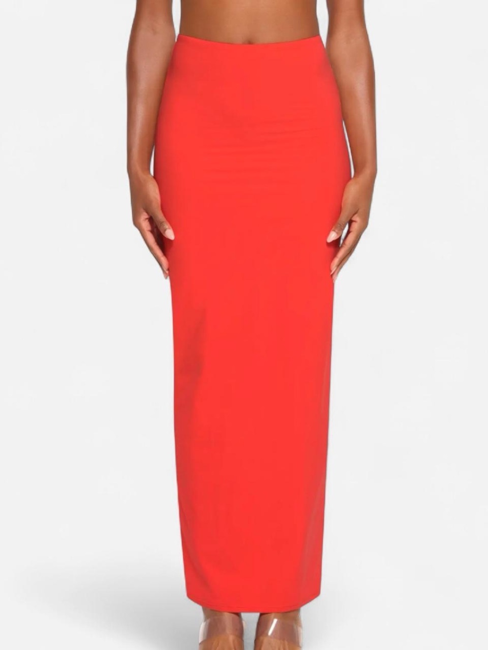 Skims Fits Everybody Maxi Skirt in Poppy